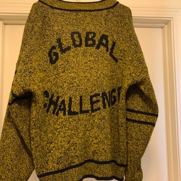 Bugle Boy Other - Bugle Boy Cardigan Sweater Vintage Yellow Mens L